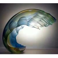 Buy cheap Colorful Indoor Decor Clear Luminous Wave Crystal product