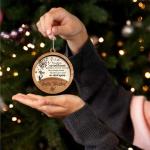 wooden Memory Ornament Christmas Gifts Memorial Ornaments Laser File In Memory