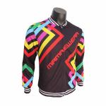 Buy cheap Rib Bottom Mens Running Jacket / Polyester Sport Coat Long Sleeve from wholesalers