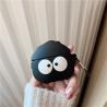 Buy cheap Anti Lost Cute Black Airpod Cases Black Silicone Cartoon Finger Print Proof from wholesalers