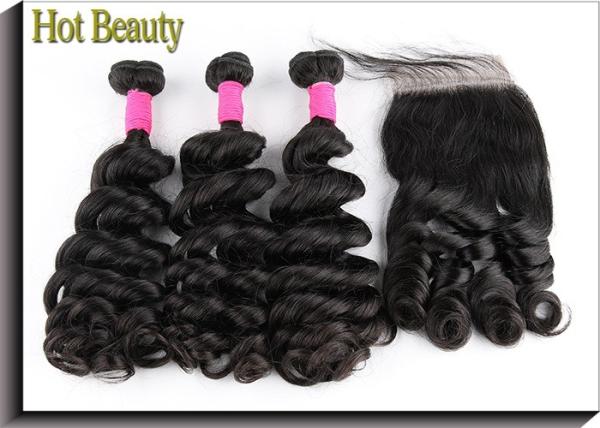 Buy cheap Big Curly Weaver Grade 7A Virgin Hair 300g Per 3 Bundles Natural Black from wholesalers