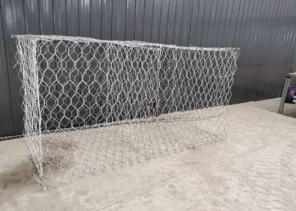 Buy cheap Hot Dipped Galvanized High Tension Gabion Mesh Cage For River Reconstruction from wholesalers