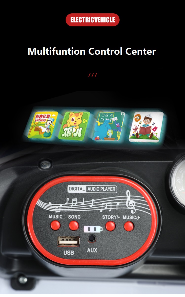 White Red Green Paint Black Or Paint Red 12V Ride On Electric Car For Kids