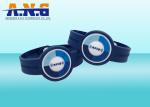 Adjustable NFC Ultralight Chip Rfid Wristbands Silicone For Theme Park
