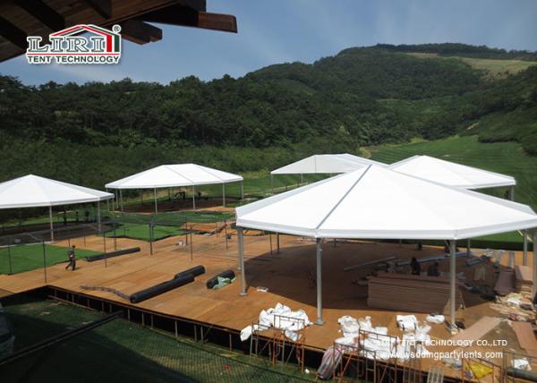Buy cheap Durable Aluminum Multi - sides Outdoor Party Tents For 300 - 500 People from wholesalers