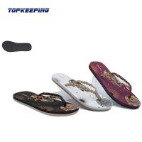 Buy cheap Lady Rubber Sole Slippers Woman Flip Flops PU EVA Sole Flip Flop product