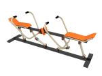 Buy cheap Outdoor Fitness Equipment Double Rowing Machine for Adult in Gym Exercise from wholesalers
