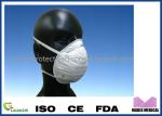 Pure White Ear Cover Elastic Nose Mask For Dust