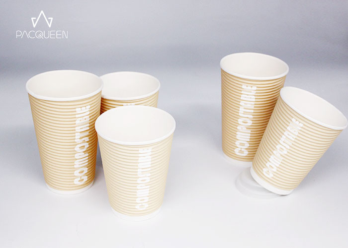 4 oz / 8 oz / 12 oz Hot Beverage Disposable Cups Single Wall / Double Wall / Ripple