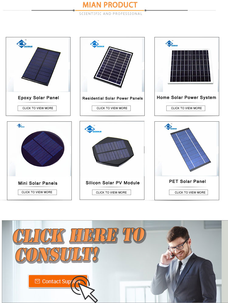 0.43W Plate Eco-worthy Solar Panel ZW-8040-6V Customized Mini Epoxy Solar Panel 6V