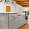 Buy cheap Resin Countertop Material Complete Kitchen Cabinet Set in Hamptons Style with 2 Doors from wholesalers