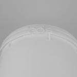 15.5 Inches Stackable 5 Gallon Plastic Containers Durable Reusable Heavy Duty