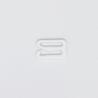 Buy cheap White Eco Friendly Nylon Coated Metal Bra Hooks 12mm from wholesalers