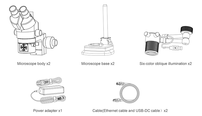 OPTO-EDU A18.4903 Digital Camera Stereo Comparison Microscope
