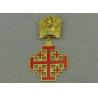 Buy cheap 3D Gold Custom Medal Awards , Zinc Alloy Synthetic Enamel Medal from wholesalers
