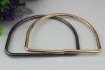 Fashion bag accessory high-grade 3 colors nickel 120 mm iron d ring metal bag