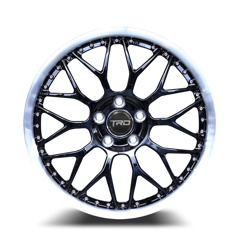 Lightweight T6061 custom Machine face forged alloy wheel rim with spokes