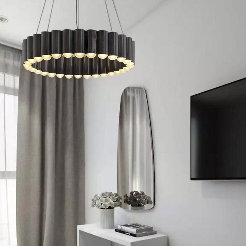 Creative luxury golden iron chandelier restaurant decoration Living Room Carousel Pendant Light(WH-MI-357)
