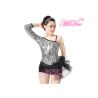 Buy cheap Beautiful Sequins Jazz Tap Costumes Diagonal - Neck Biketard Dance Costume from wholesalers