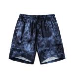 Men's thin breathable sports shorts printed casual beach pants