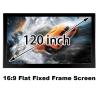Buy cheap Good Price HD Projection Screen 120 Inch Diagonal Fixed Frame Projector Screen 16:9 Cinema from wholesalers