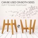 Modern Sustainable Bamboo Plant Pot Holder For Indoor Artificial Flower