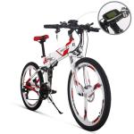 EU STOCK 21 Speed Foldable Electric Bike Full Suspension Top 860 26inch 36v 250w