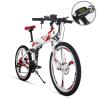 Buy cheap EU STOCK 21 Speed Foldable Electric Bike Full Suspension Top 860 26inch 36v 250w For Adults from wholesalers