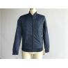 Buy cheap Mens Navy Color Nylon Bomber Jacket With Rib Trim High Fashion TW61805 from wholesalers