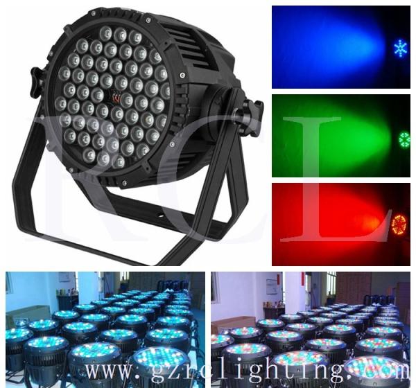 Buy cheap Outdoor DMX Control LED CT 54 x 3w LED Par Cans Color Temperature 3200K - 6300K RC-L5403 from wholesalers