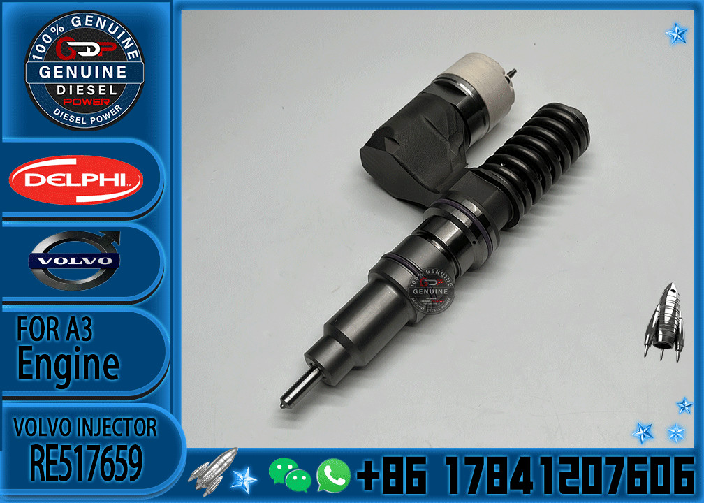 Diesel Fuel Injector BEBE4B17102 RE517659 R517662 BEBE4B17102 EX631012 RG33967 33800-84100 For VOL Excavator