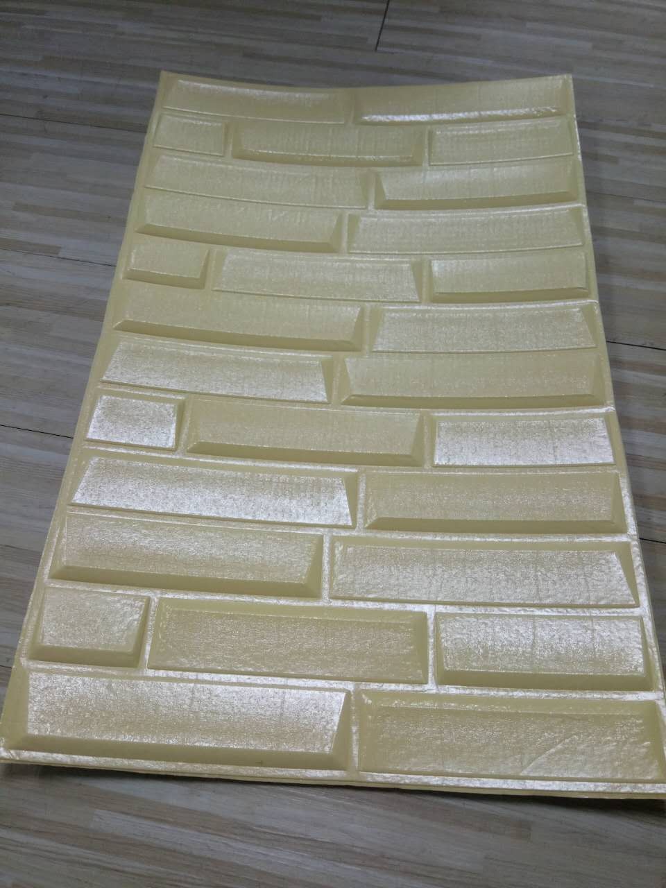 DIY Self Adhesive EVA Foam Wallpapers 3D Brick Wall Stickers for Modern Living Room Decor and Waterproof TV Background
