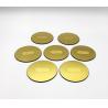 Buy cheap OEM Optical Quartz Glass Plate Hr Coating With Gold Layer from wholesalers