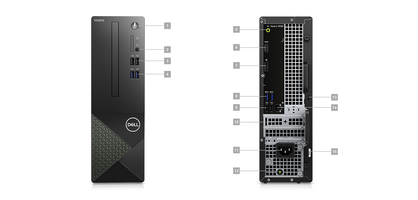 Windows 10 Dell Optiplex 3020 SFF Mini PC Intel i3-13100 16G 256G 1T with OPEN-BOX Status