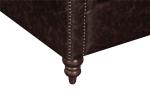 Tiger High Back Leather Armchair Elegant Back Buttons Living Room Decoration