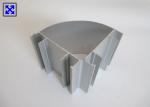 Gray Powder Coating Structural Aluminum Profiles Non Ferromagnetic For Office