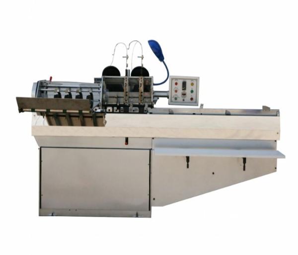 Buy cheap 30-80times/Min Book Binding Stitching Machine Double Head Iron Wire Binding from wholesalers