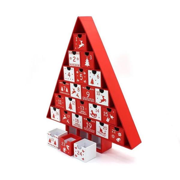 Buy cheap Christmas Xmas Empty Advent Calendar Boxes Cosmetic Display Gift Drawer Packaging Box from wholesalers