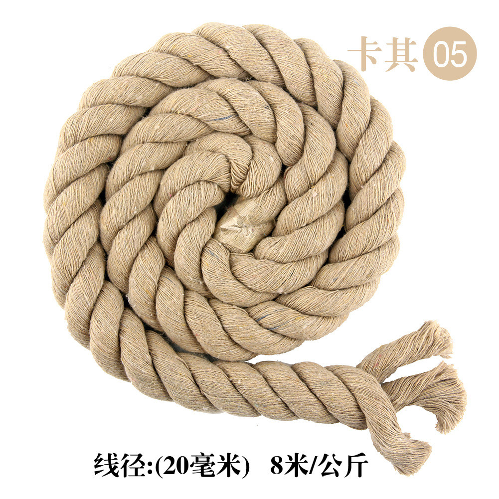 DIY Colored Cotton Macrame Cord 20mm Colored Cotton Rope For Crafts