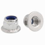 DIN 6926 Stainless Steel M6 M8 Flange Nylon Nut Nylon Insert Hex Flange Nuts