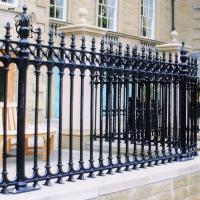 Buy cheap Black Casting Iron Fence Aluminium Protective Fence Panel Home Garden Metal product