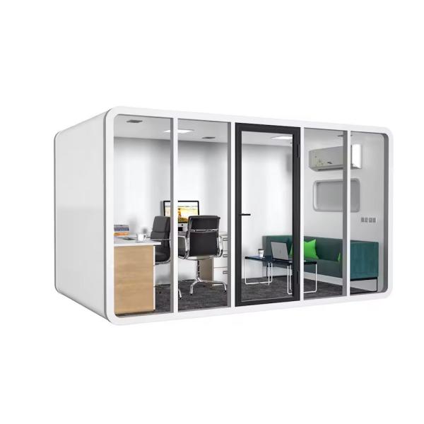 Buy cheap Galvanized Steel Frame Modern Container Cabin With Metal Carved Panel from wholesalers