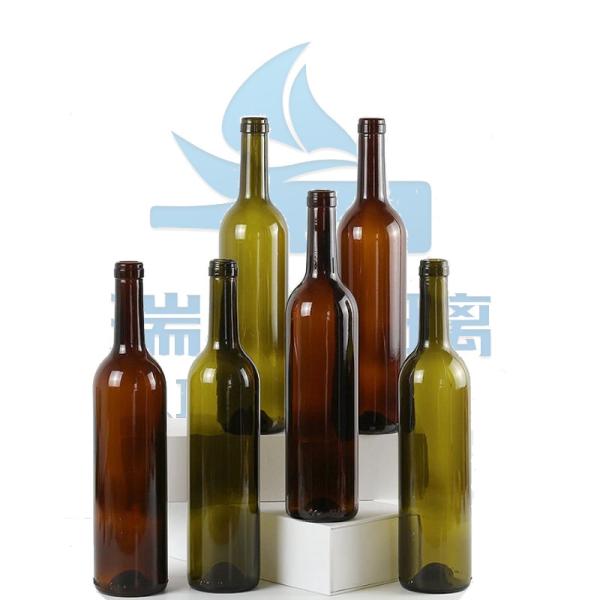 Buy cheap Customized 500ml/750ml/1500ml Bordeaux Burgundy Hock Green Clear Glass Bottle for Wine from wholesalers