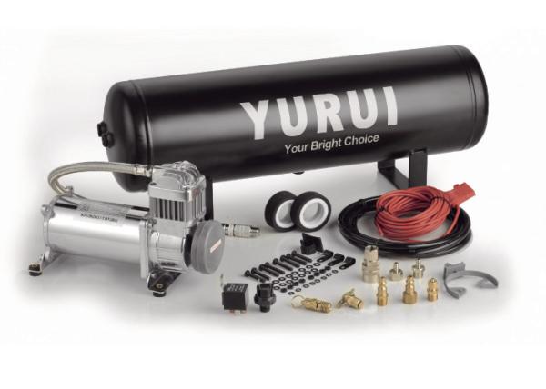 Buy cheap Black And Silver Steel Onboard Air Systems Air Compressor With Tank 12V For Car Tuning from wholesalers
