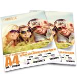 Poster Flyer Printing A4 Inkjet Double Sided Glossy Paper