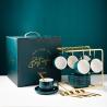 Buy cheap 12pcs Ceramic Tea Set Of 6 Cups And Saucer For Luxury Design Style Christmas 2024 Gift from wholesalers