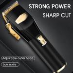 Professional USB Rechargeable Cordless Hair Trimmer 6500RPM High Power Motor
