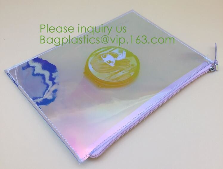 printed PVC zipper bag ,transparent PVC swimwear packaging bag,bikini bag,zipper bag for cosmetic packing bagease bagpac
