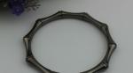Wholesale custom accessories zinc alloy bamboo shape gunmetal & gold 90 mm metal