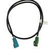 Buy cheap Female To Male Car HSD LVDS Cable Assembly 80cm Vm Skoda Tiguan from wholesalers